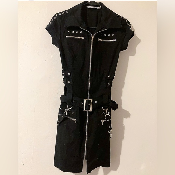 Hot Topic Dresses & Skirts - Black Goth Bondage Dress - Small - Hot Topic